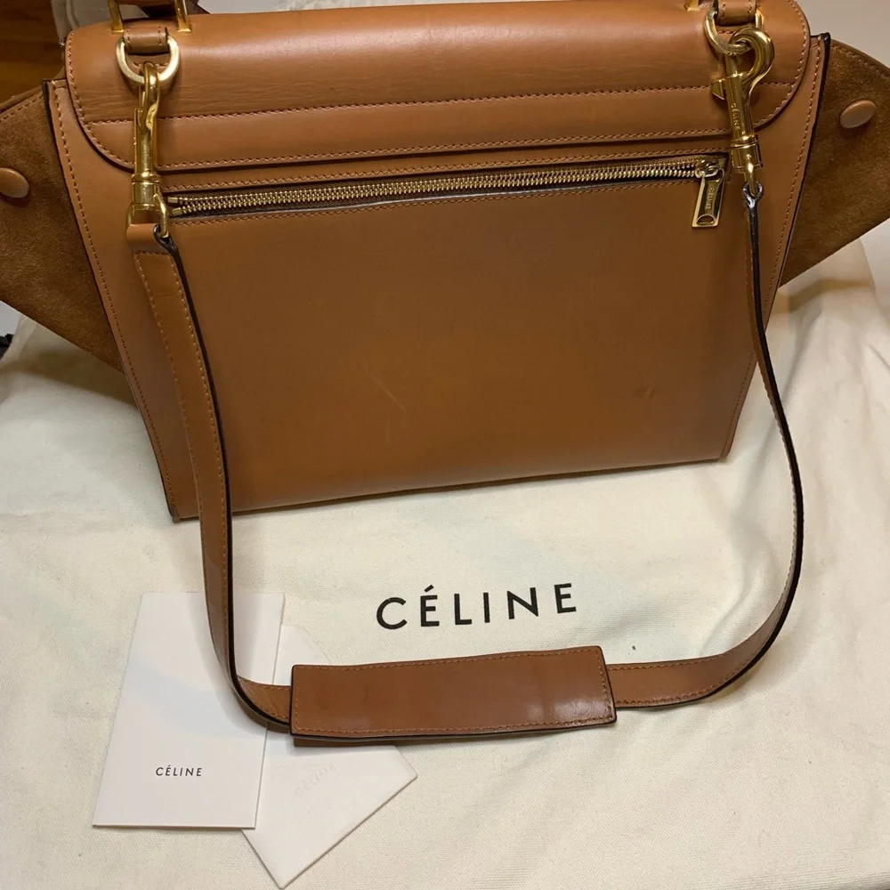 FLASH SALE!! 24 hrs Celine Tan Shoulder Bag - Picture 6 of 9